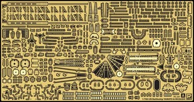 1/700 Pitroad DETAIL UP PARTS SET for IJN Battleship MUSASHI