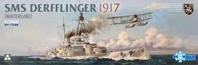 1/700 Snowman SMS Derfflinger 1917 (waterline) w/3D Printed FF-33E