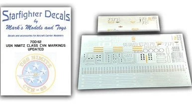 1/700 Starfighter Decals - USS Nimitz Class CVN-68 (updated)