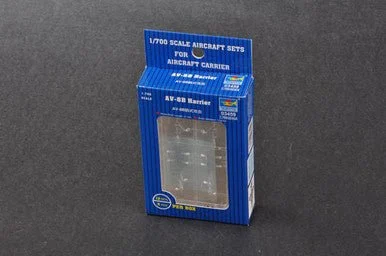 1/700 Trumpeter AV8B Harrier Jet Aircraft Set (6/Bx)