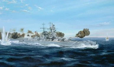 1/700 Trumpeter German Admiral Graf Spee Pocket Battleship 1939