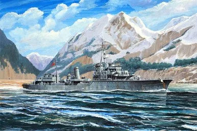1/700 Trumpeter German Zerstorer Z-28 1943 Plastic Model Kit