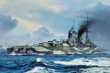 1/700 Trumpeter HMS Rodney British Battleship