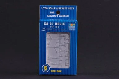 1/700 Trumpeter Ka31 Helix Helicopter Set for Russian Carriers (6/Bx)