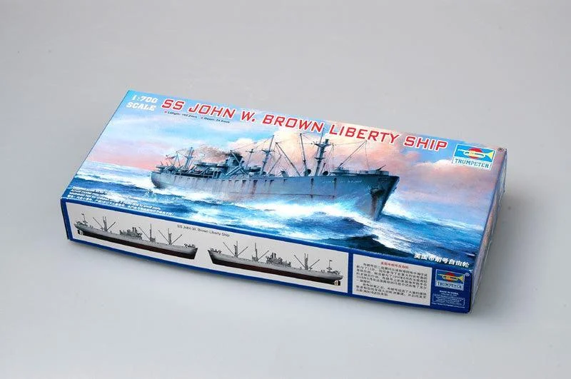 1/700 Trumpeter SS John W. Brown Liberty Ship 05756