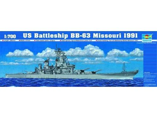 1/700 Trumpeter US Battleship BB-63 Missouri 1991 05705