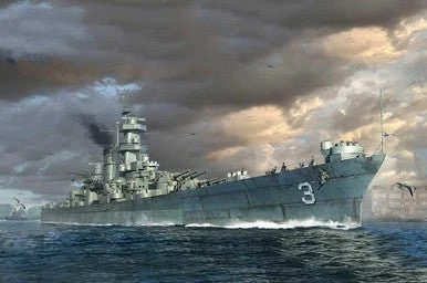 1/700 Trumpeter USS Hawaii CB-3 Battlecruiser