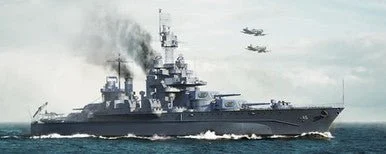 1/700 Trumpeter USS Maryland BB46 Battleship 1945