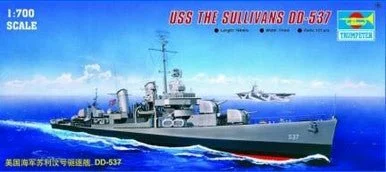 1/700 Trumpeter USS The Sullivans DD537 Destroyer