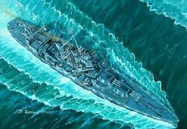 1/700 Trumpeter USS Vincennes CA44 Heavy Cruiser