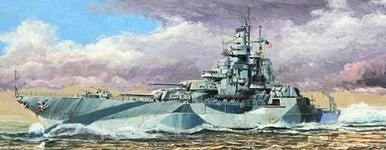 1/700 Trumpeter USS West Virginia BB48 Battleship 1945