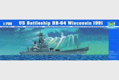 1/700 Trumpeter USS Wisconsin BB64 Battleship 1991