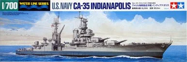 Tamiya 1/700 U.S. Navy Ca-35 Indianapolis - 31804