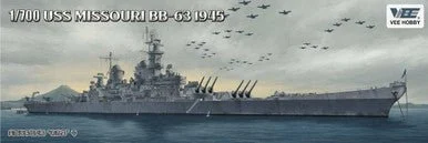 1/700 Vee Hobby USS Missouri BB-63 1945 (Standard Edition)