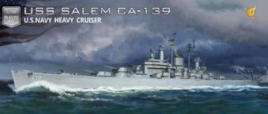 1/700 Very Fire USS Salem CA-139 Heavy Cruiser - DELUXE Plastic Model Kit