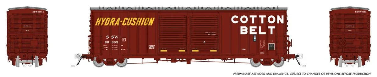 Rapido HO Scale St. Louis Southwestern Cotton Belt PC&F B-70-69 Box Car #66731