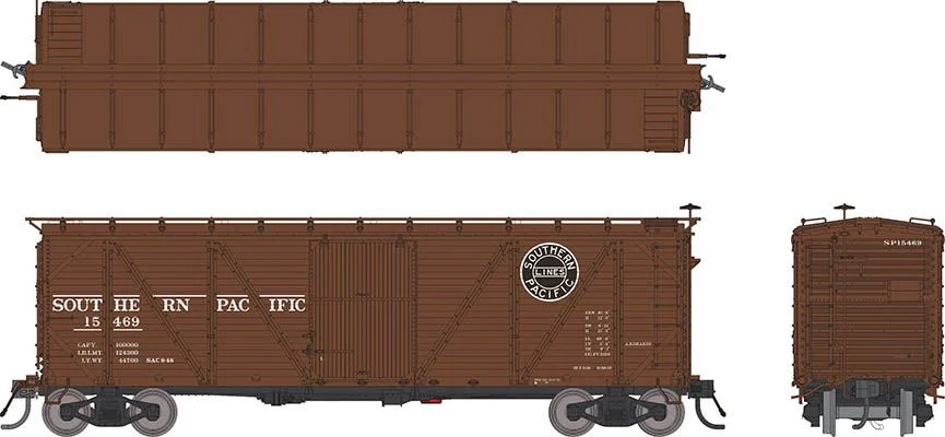 Rapido HO SP B-50-15 Boxcar 1946 to 1952 scheme with Viking Roof RD# 15618