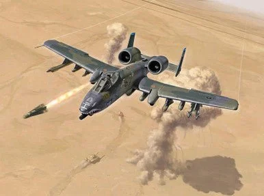 1/72 A10A/C Thunderbolt II USAAF Attacker Fighter 25th Anniv Gulf War - Italeri