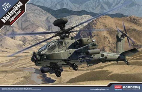 1/72 Academy British Army AH-64 Apache Afghanistan 12537