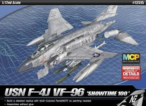 1/72 Academy F-4J "Showtime 100" 12515