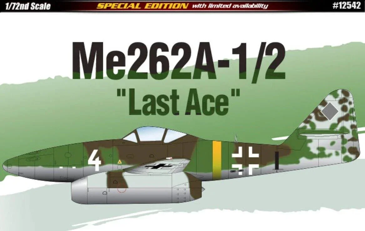 1/72 Academy Me262A-1/2 'Last Ace' Limited Edition 12542