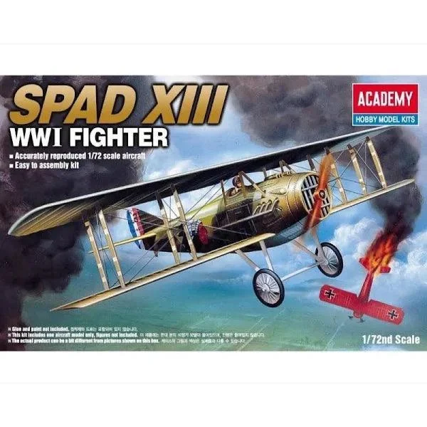 1/72 Academy SPAD XIII WWI Fighter 12446 - Academy Models
