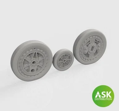 1/72 Artscale F-84F Wheels for Special Hobby kit