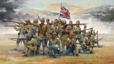 1/72 British Infantry & Sepoys Soldiers Colonial Wars (50) - Italeri