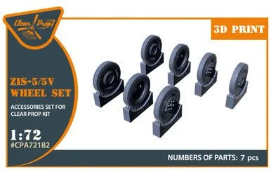 1/72 Clear Prop ZiS-5 wheel set