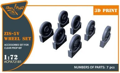 1/72 Clear Prop ZiS-5V wheel set