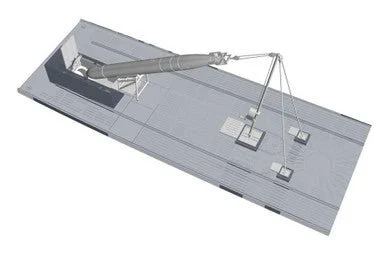 1/72 CMK U-Boot IX Bow Torpedo w/Loading Winch and Cart. for Revell kit Resin