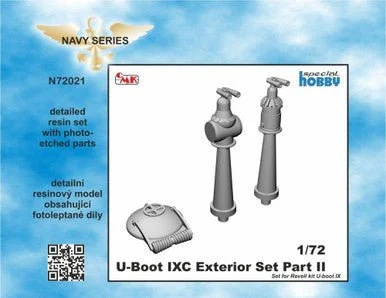 1/72 CMK U-Boot IX Exterior Set Part II. for Revell kit Resin