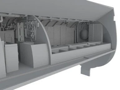 1/72 CMK U-Boot IX Front Crew Quarters for REV Resin