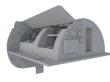 1/72 CMK U-Boot IX Officers Ward Room & Galley for REV Resin