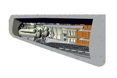 1/72 CMK U-Boot IX Rear Torpedo Section& Crew bunks Resin