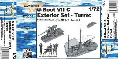 1/72 CMK U-Boot VII Exterior set - part I - Turret for Resin