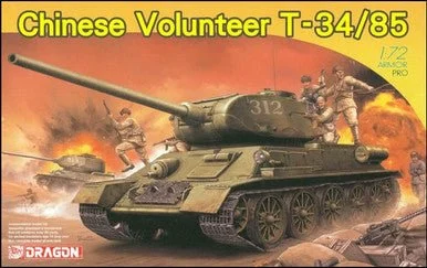 1/72 Dragon Chinese Volunteer T-34/85