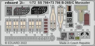 1/72 Eduard B-26B/C Marauder for Hasegawa / Hobby 2000