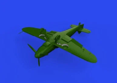 1/72 Eduard Bf 109F wheel bays rounded PRINT for EDUARD