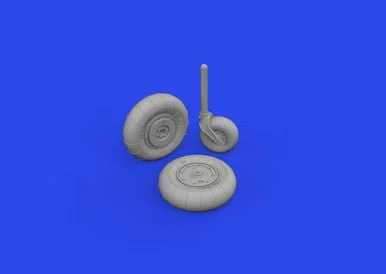 1/72 Eduard Bf 109G-10 wheels Brassin for EDUARD