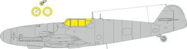 1/72 Eduard Bf 109G-6 classic canopy MASK for EDUARD kit