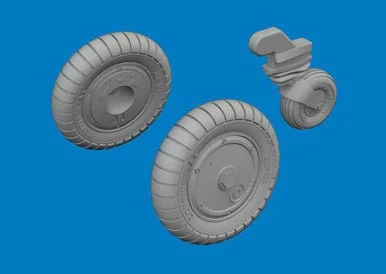 1/72 Eduard Bf 109G-6 wheels Brassin for TAMIYA kit
