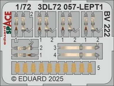1/72 Eduard BV 222 SPACE SPACE for REVELL kit