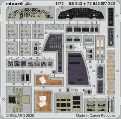 1/72 Eduard BV 222 Zoom set for REVELL kit