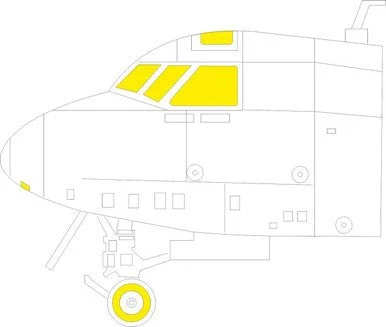 1/72 Eduard E-2C MASK for HELLER kit