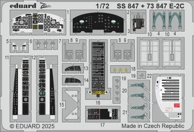 1/72 Eduard E-2C Zoom set for HELLER kit