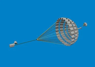 1/72 Eduard F-4E parachute PRINT Brassin for FINE MOLDS