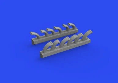 1/72 Eduard Fw 190D exhaust stacks PRINT for IBG