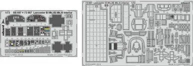 1/72 Eduard Lancaster B MK I/B Mk III Interior for AIR (Pre-Painted)