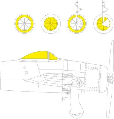 1/72 Eduard Mask F8F1 for HBB